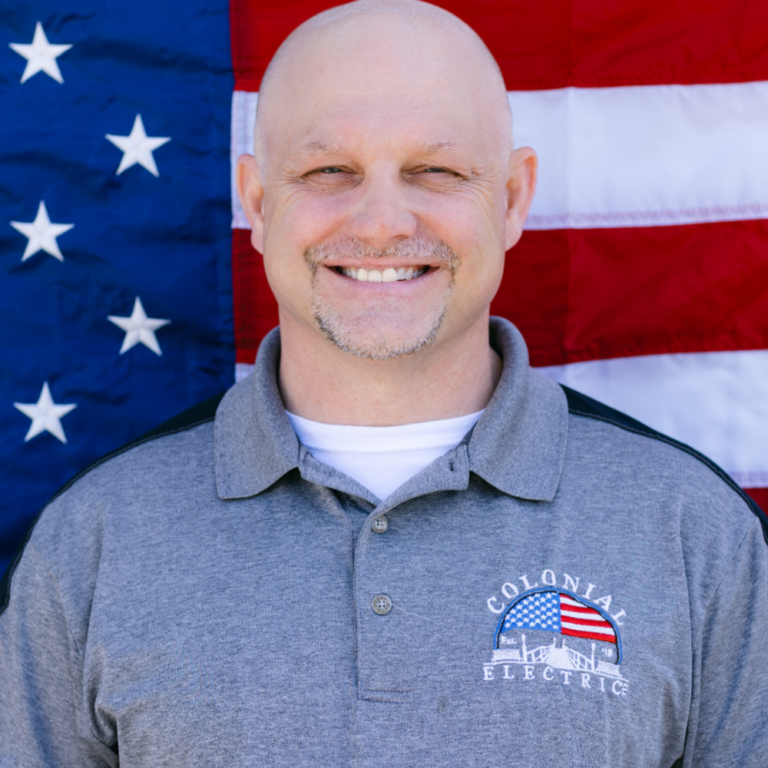 Larry, owner of Colonial Electric LLC, Navy veteran and master electrician