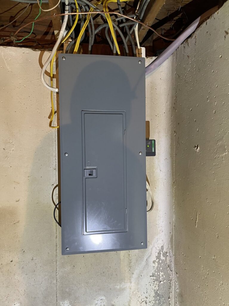 After: a new electrical panel installed by Colonial Electric in Albany NY